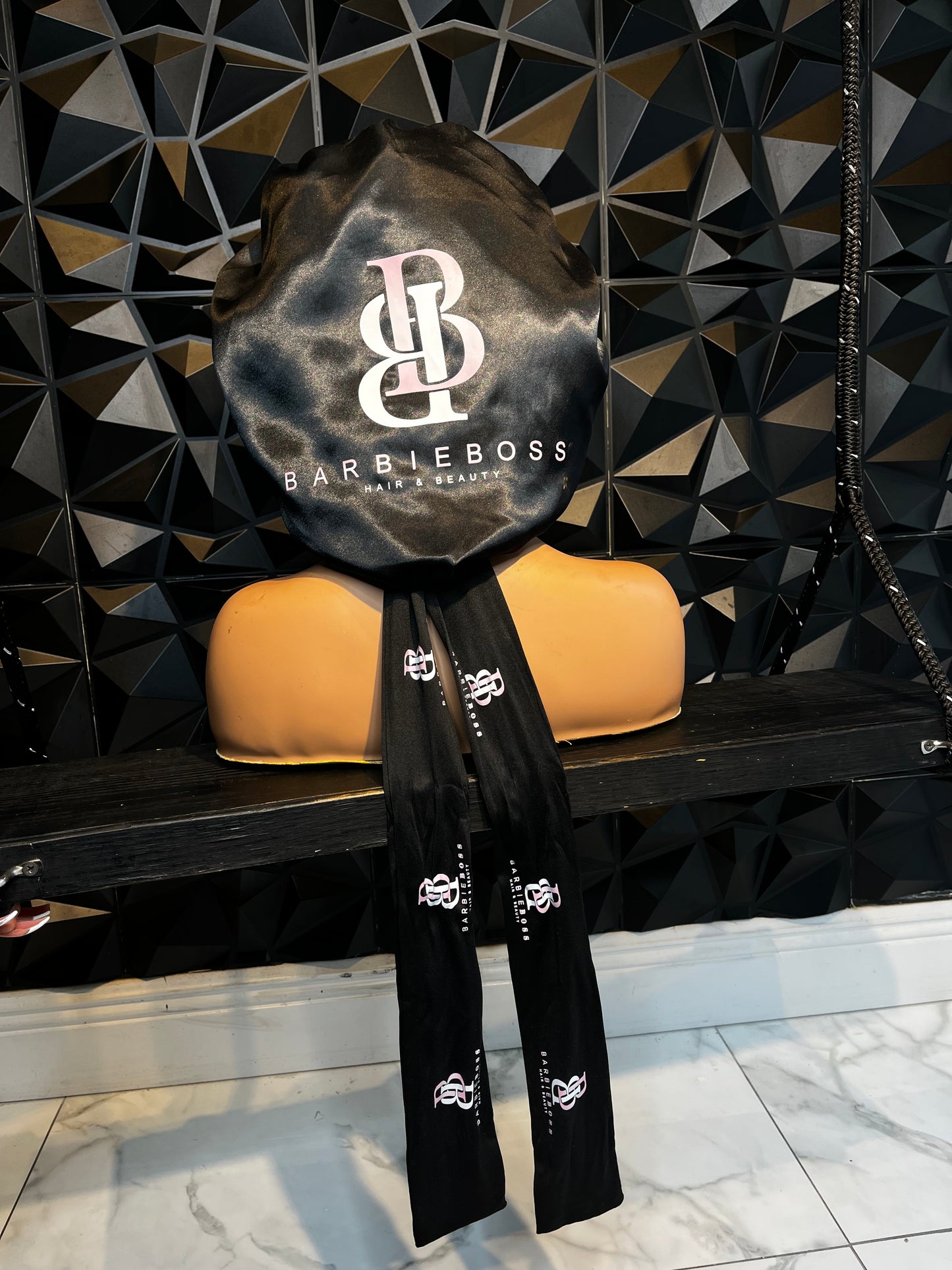 BB Silk Bonnet w/ Scarf